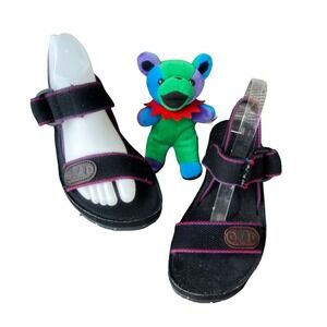 Vtg Dead Tread Grateful Dead Leather Sandals Mens 7 Womens 9 Festival Y2K
